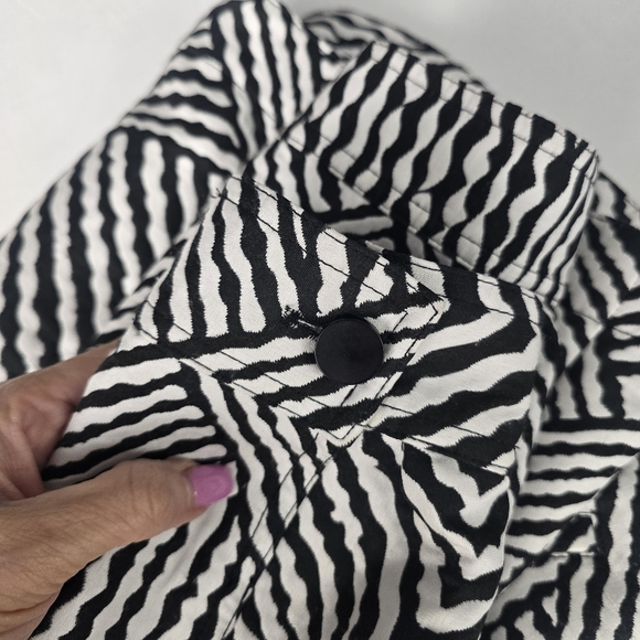 Ruby Rd Geometric Print Button Up Jacket Size 12 - Picture 8 of 8